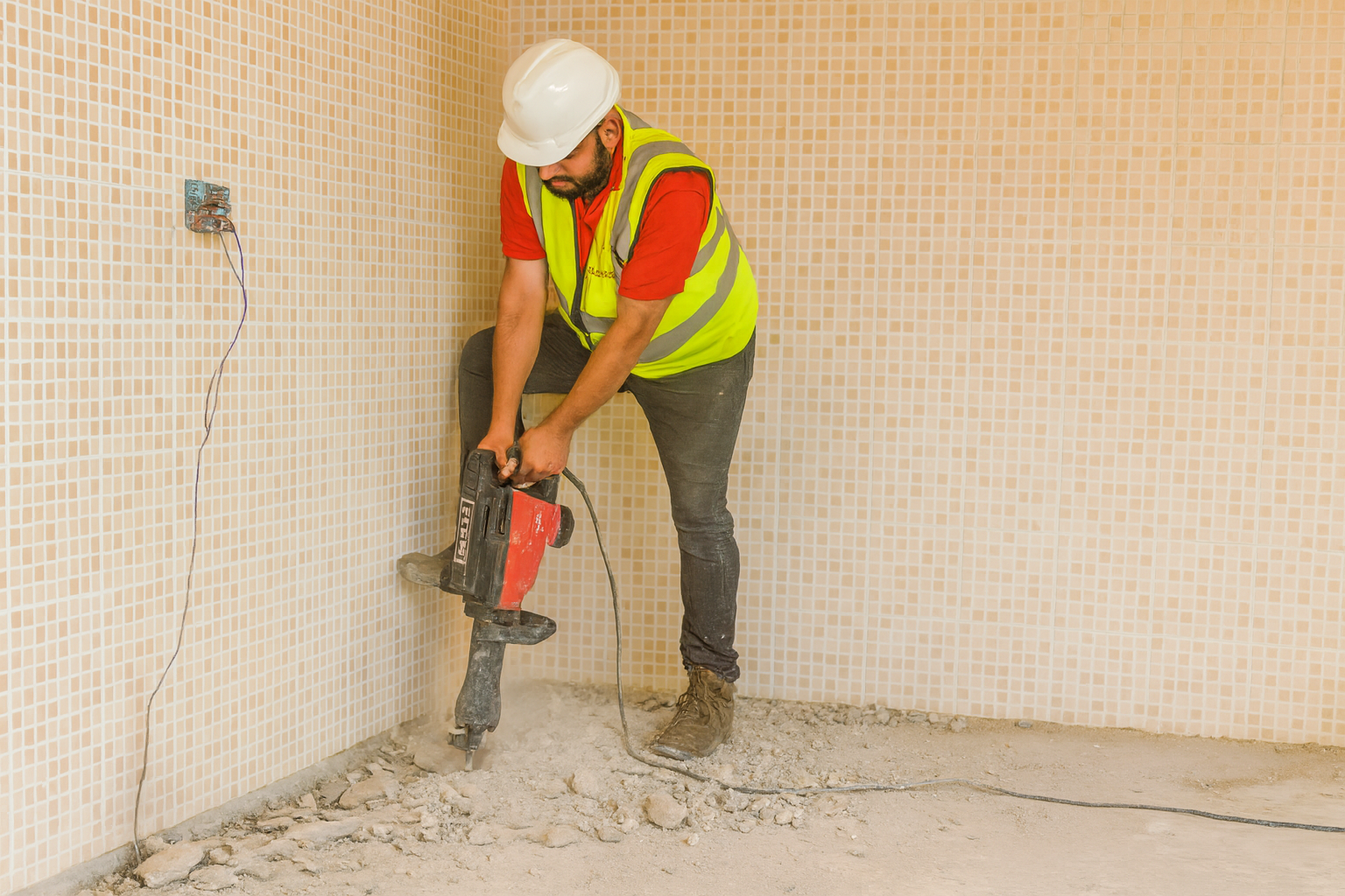 Gulf Fixit technician carrying out maintenance work in Dubai